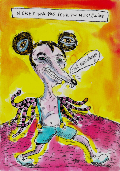Atomic Nickey 图画, 11.7x8.3 in