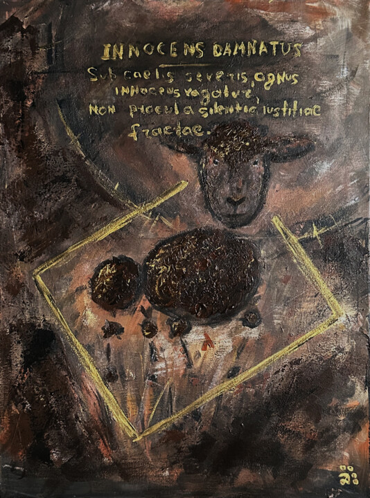 INNOCENS DAMNATUS 绘画, 27.6x19.7 in