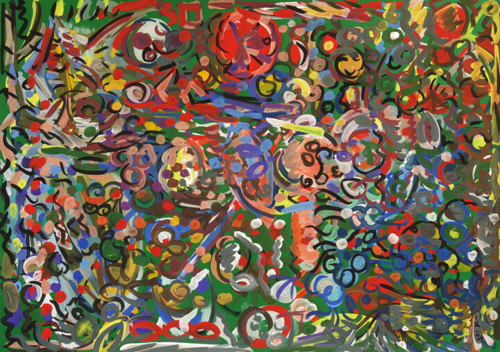 绘画,  27.2x39 in 