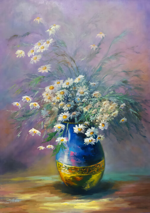 Floral Harmony 绘画, 50.4x35.4 in