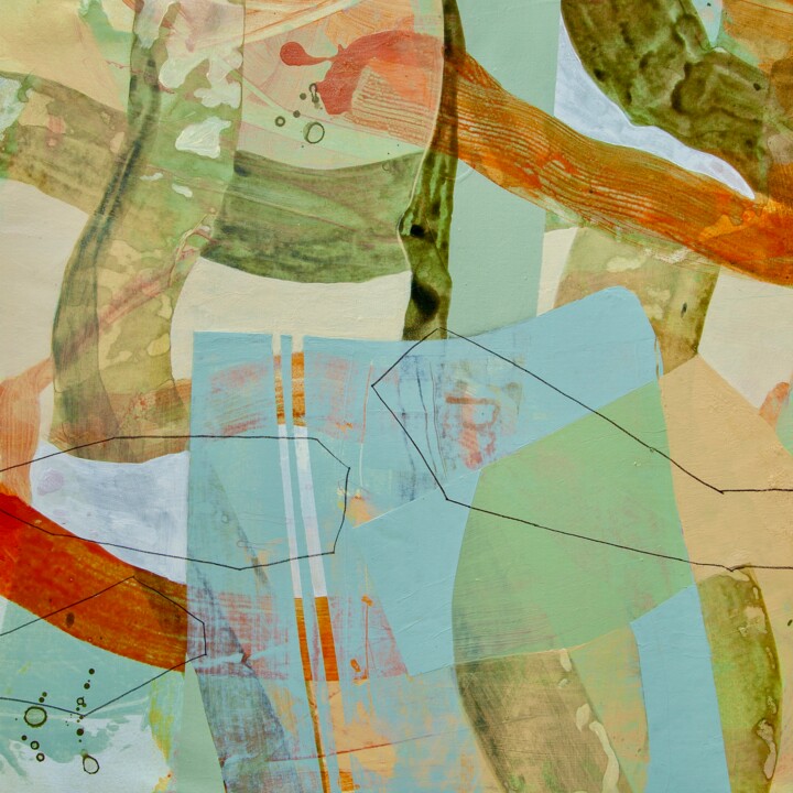Mystische Landschaften IX 绘画, 23.6x23.6 in