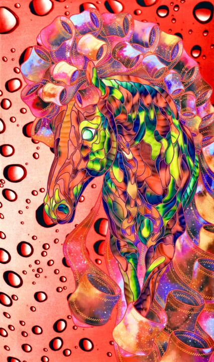 Dew 纺织艺术, 57x34 in