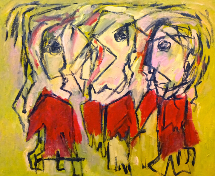 Composition 7176 绘画, 35.4x43.3 in