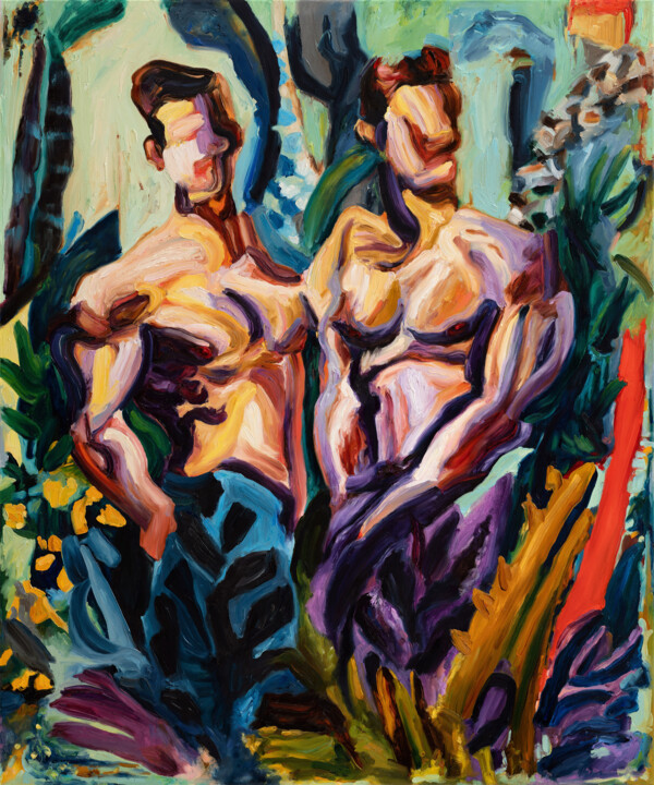 Bloom 绘画, 47.2x39.4 in