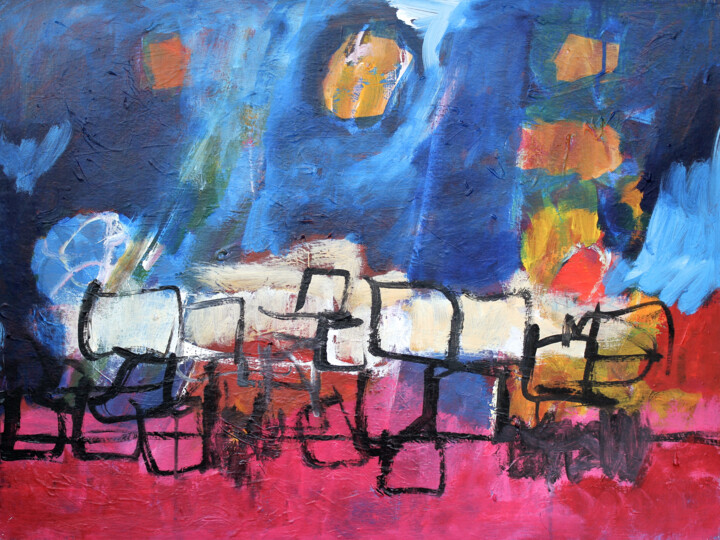 Composition 0041 绘画, 27.6x35.4 in