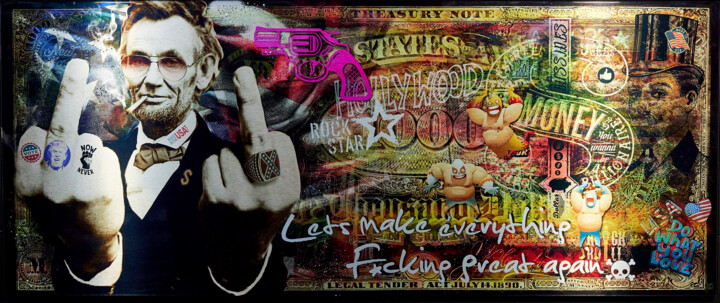 Freedom was never free 绘画, 27.6x66.9 in