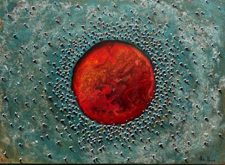 绘画,  28.7x39.4 in 
