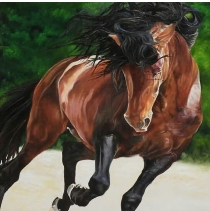 Rebeldía 绘画, 35.4x27.6 in