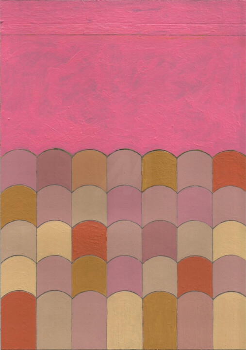 Pink Rose 图画, 11.7x8.3 in