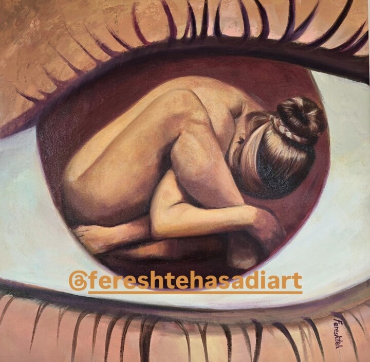 The inner world 绘画, 23.6x23.6 in