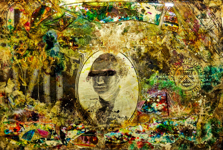 Don't Show Money 绘画, 35.4x51.2 in