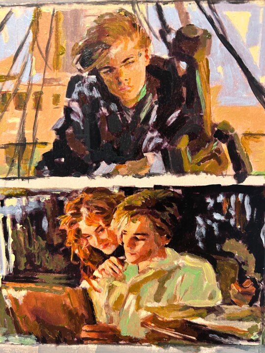 Titanic 绘画, 11.8x8.3 in