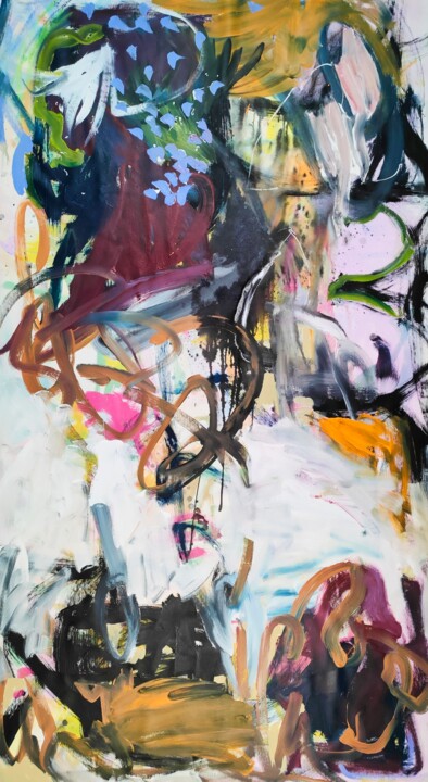 Can you feel it? 绘画, 78.7x43.3 in
