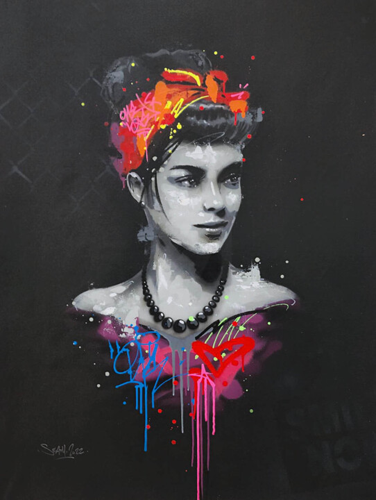 Alyson 绘画, 42.1x29.9 in