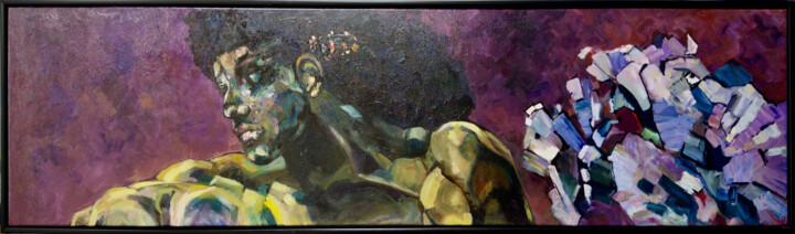 Thoughts about your demon 绘画, 18.5x67.7 in