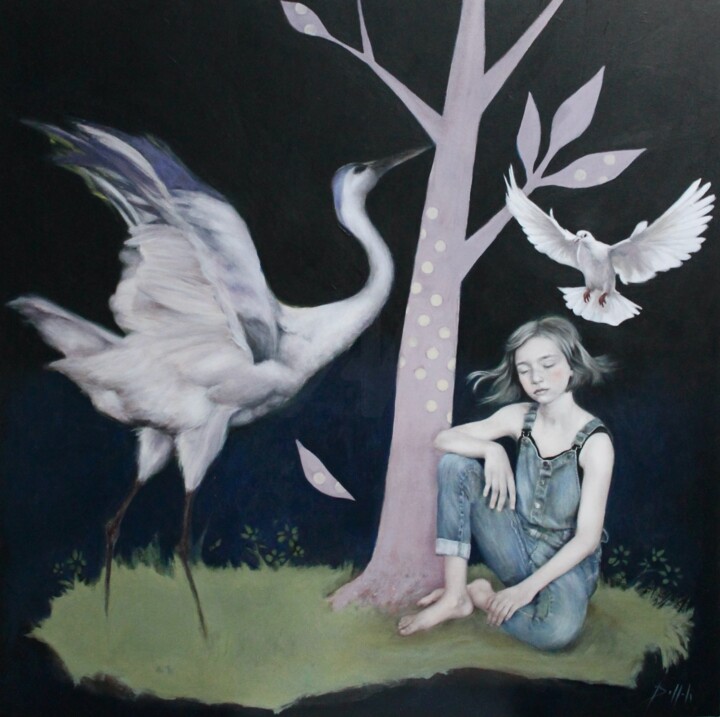 绘画,  35.4x35.4 in 