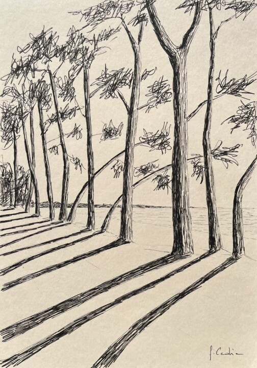Cap Coz encre pigmentée 图画, 11.8x8.3 in