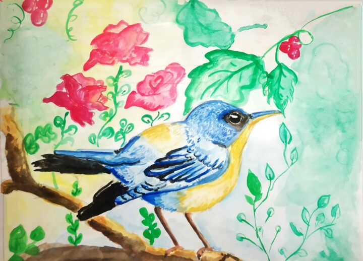 The Spring 绘画, 10x12 in