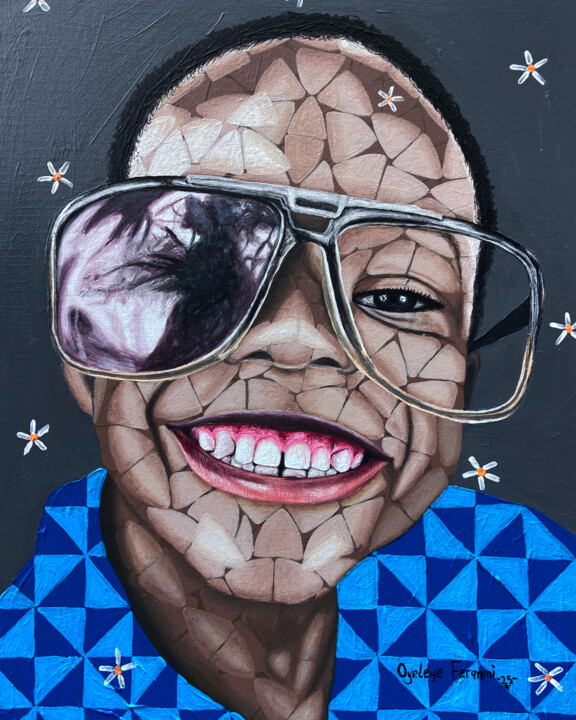 "Joyous" başlıklı Tablo Feranmi Oyeleye tarafından, Orijinal sanat, Akrilik