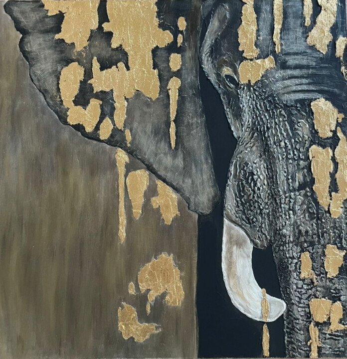 绘画,  27.6x27.6 in 