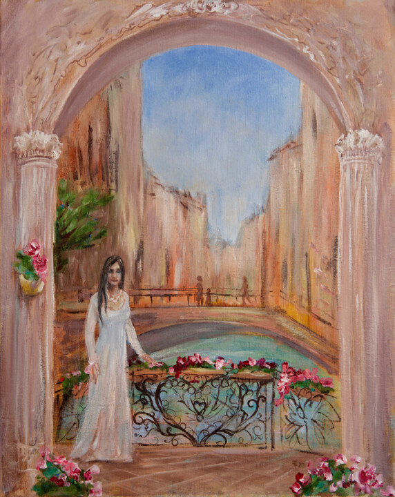 Verbena | Clarity and Inner Grace 绘画, 19.7x15.8 in
