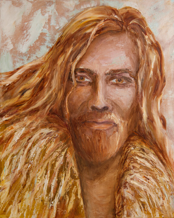Vetiver | Powerful Masculine Energy 绘画, 19.7x15.8 in