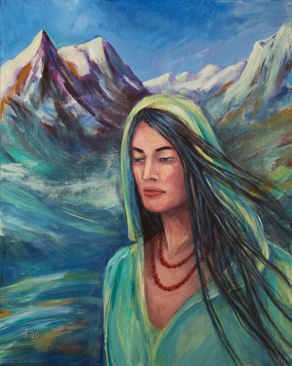 Wintergreen — Spirit of the Mountains 绘画, 19.7x15.8 in
