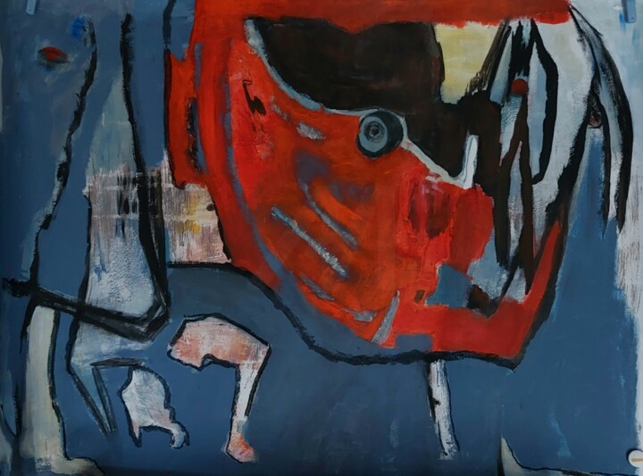 Le monde comme il va (mal) 绘画, 20.9x27.6 in