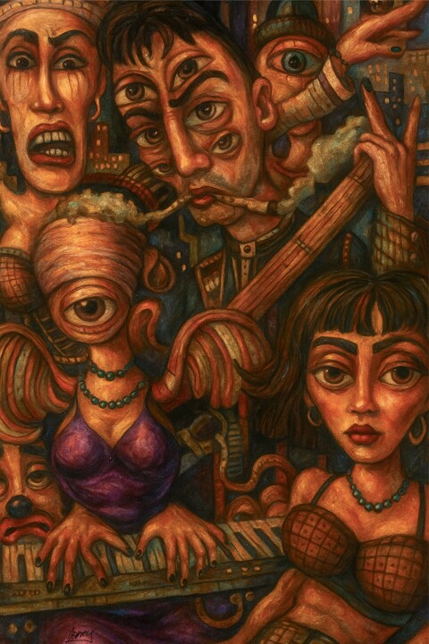 绘画,  21.3x14.2 in 