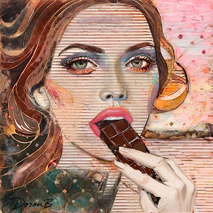 Chocolate Dream 数字艺术, 23.6x23.6 in