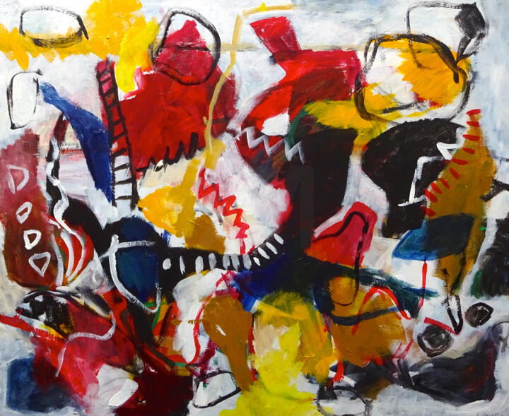 绘画,  35.4x43.3 in 