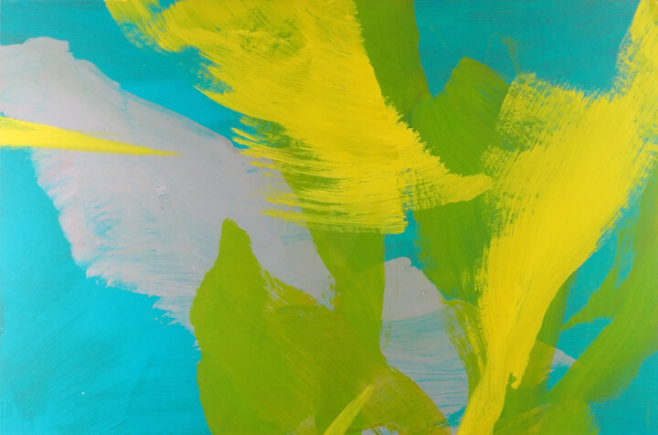 3, 4 couleurs 绘画, 15.8x23.2 in