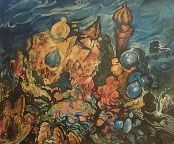 Energy 绘画, 41.7x50.4 in