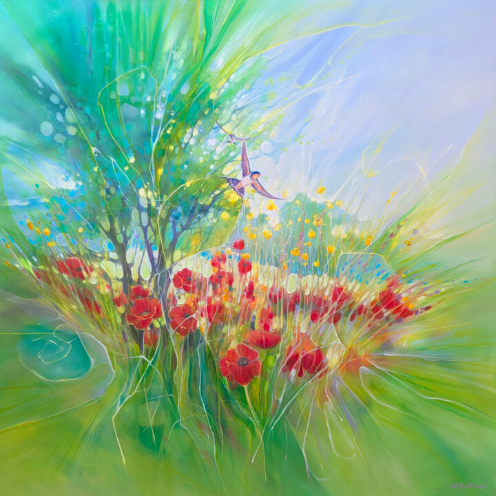绘画,  40x40 in 