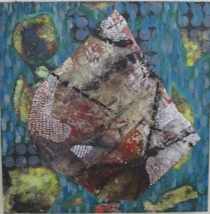 Fragment rupestre 绘画, 15.8x15.8 in