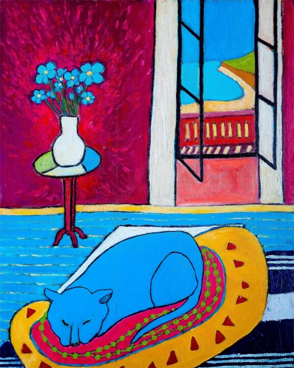 En attendant des jours meilleurs... 绘画, 14.6x18.1 in