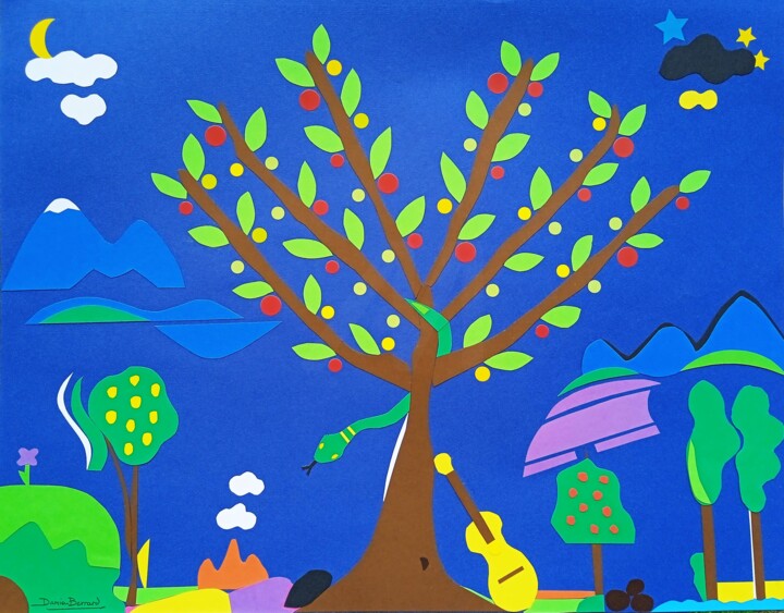 Le rêve d'Ève 拼贴, 19.7x25.6 in