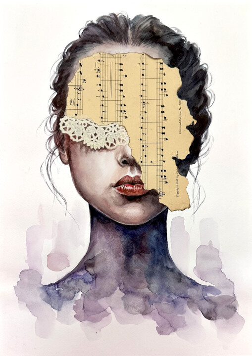 拼贴,  16.5x11.8 in 