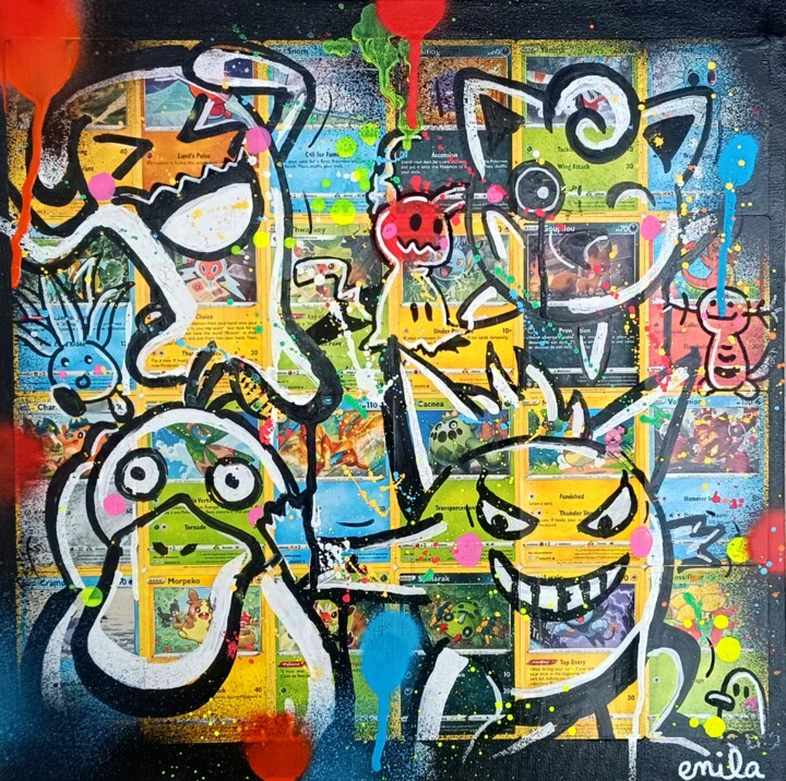 Graffémon 绘画, 19.7x15.8 in