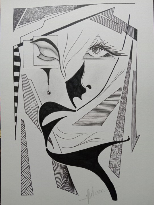 图画,  11.7x8.3 in 