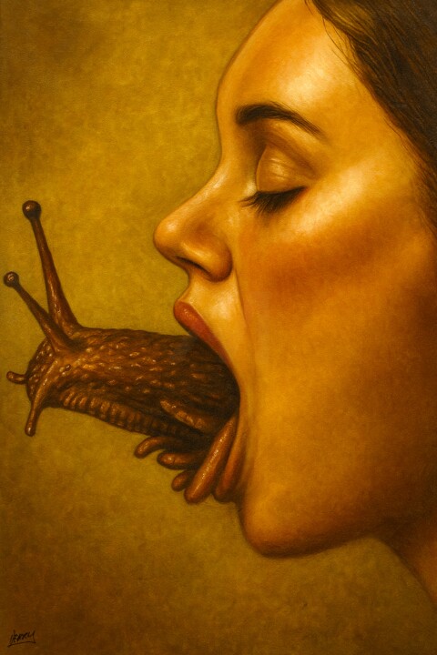 Do Not Swallow 绘画, 21.3x14.2 in