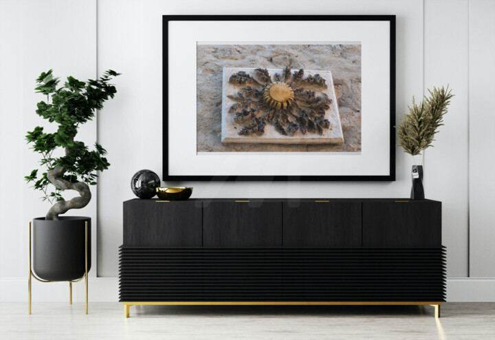 Werk ingelijst gepresenteerd