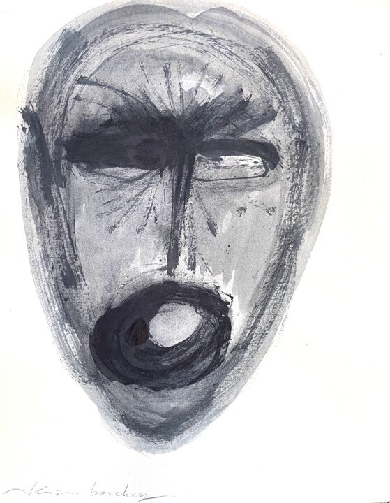 Mask 3 图画, 12.6x9.5 in
