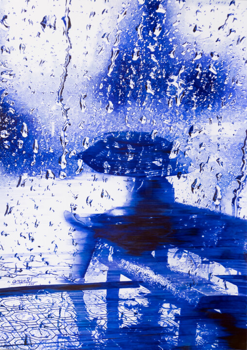 J'attends 图画, 23.6x16.5 in