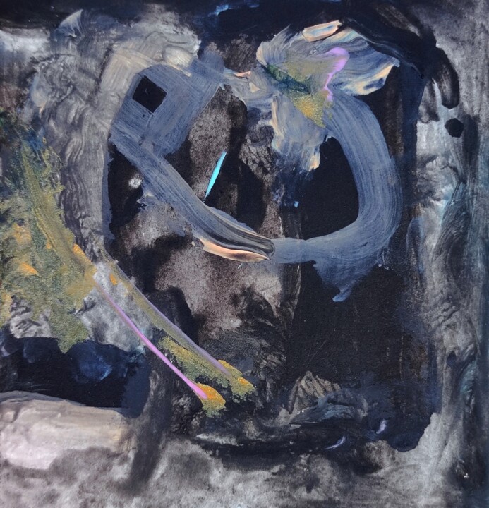 "This time it's fore…" başlıklı Tablo Milto Sideris tarafından, Orijinal sanat, Akrilik