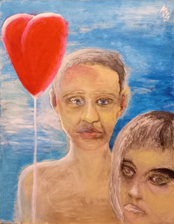 Non-reciprocity 绘画, 31.9x24.4 in