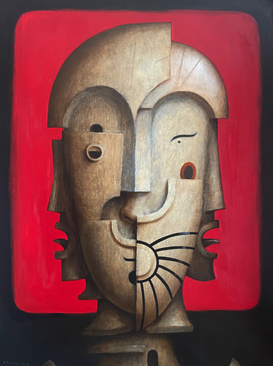 Herakles 绘画, 31.5x23.6 in