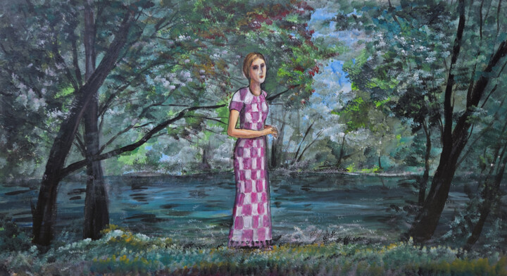 绘画,  8.3x16.5 in 