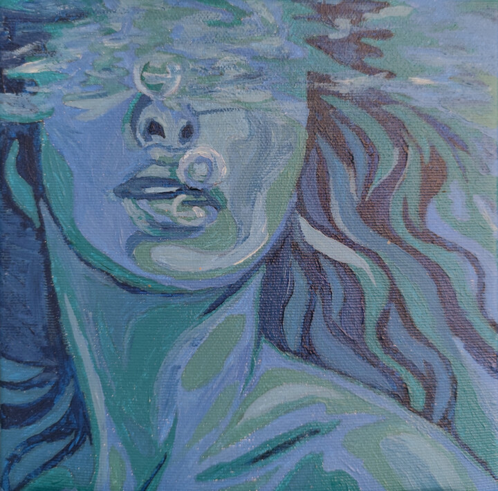 绘画,  7.9x7.9 in 