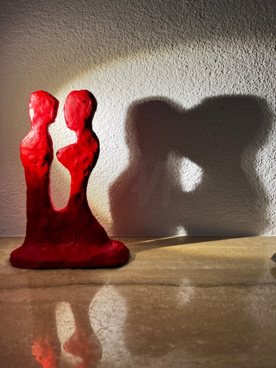 Connected, verbunden, collegato 雕塑, 9.1x6.3 in